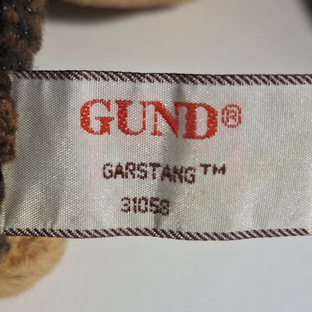 Gund Garstang Gorilla Plush Brown Tan Smiling Sits 13
